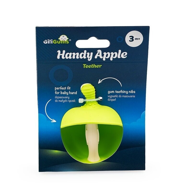 Kramtukas silikoninis GiliGums HANDY APPLE 3 Kramtukas silikoninis GiliGums HANDY APPLE 3
