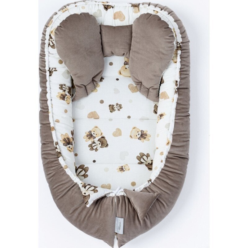 Kūdikio lizdelis-kokonas Belisima VELVET PETIT Brown Kūdikio lizdelis-kokonas Belisima VELVET PETIT Brown