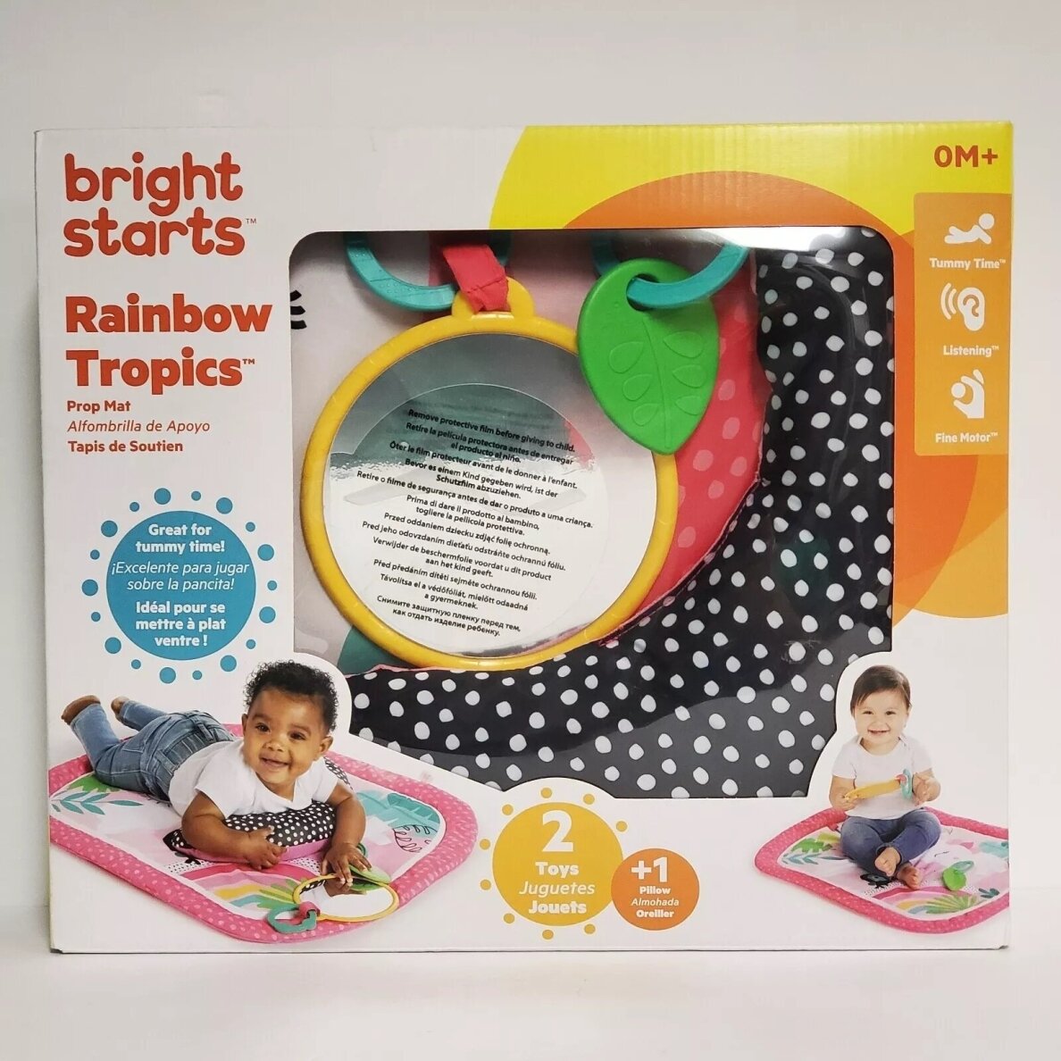 Lavinamasis kilimėlis Bright Starts RAINBOW TROPICS 3
