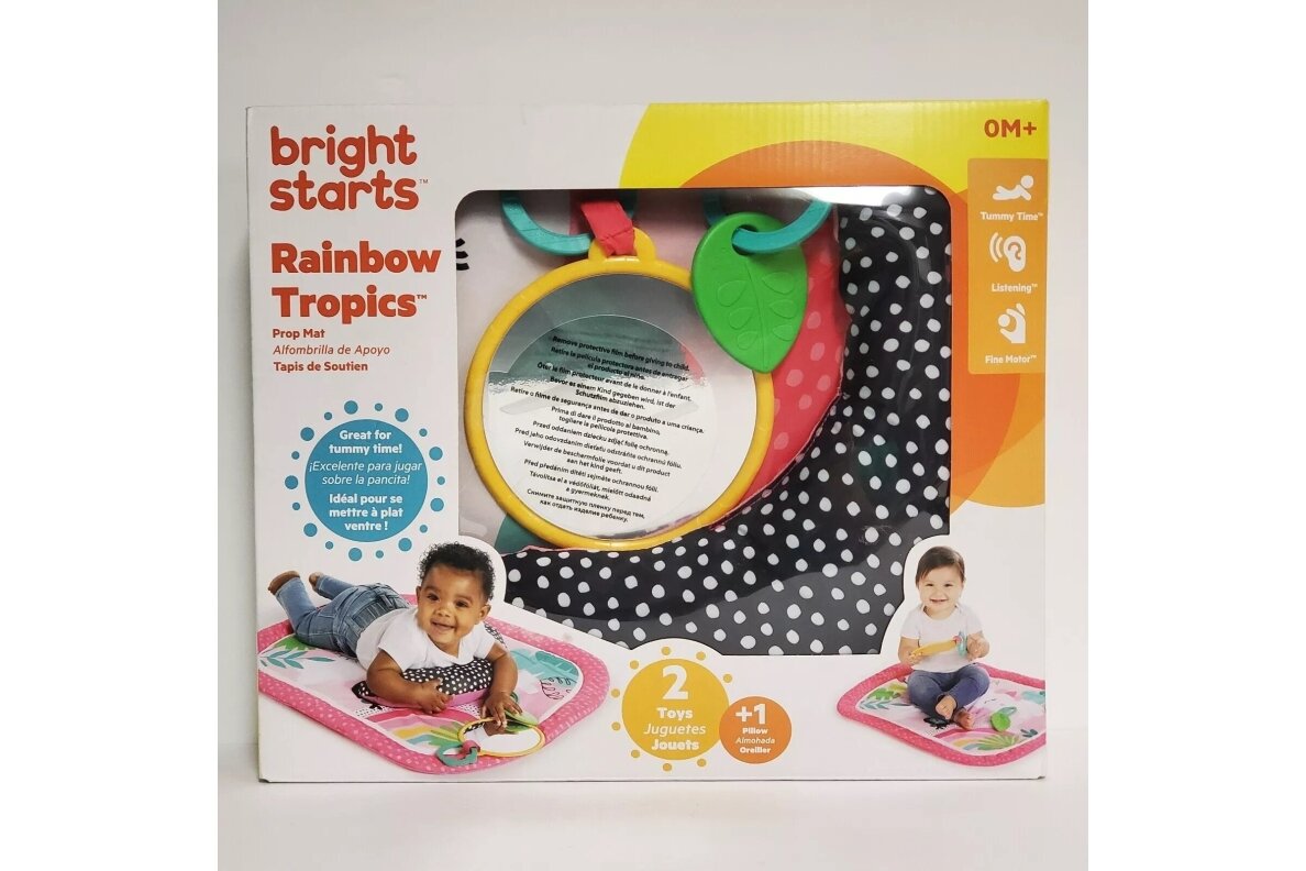Baby Activity Mat Bright Starts RAINBOW TROPICS 3 Baby Activity Mat Bright Starts RAINBOW TROPICS 3