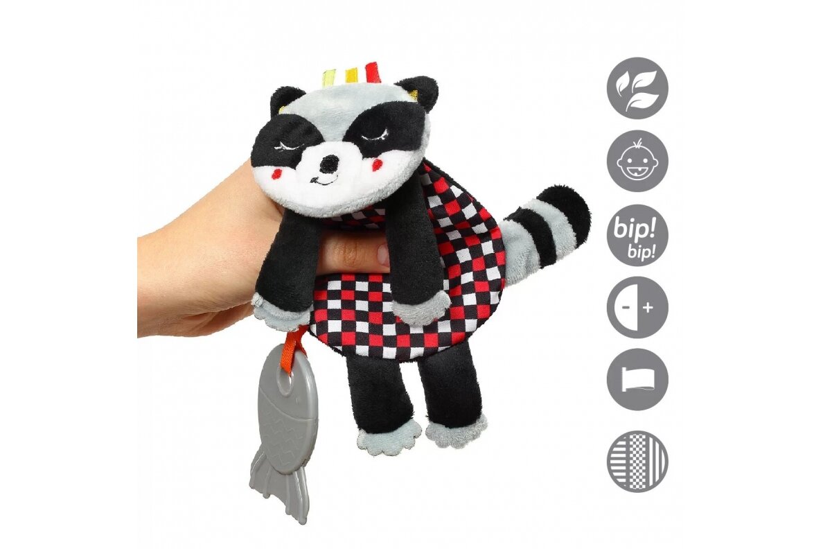 Cuddly Toy BabyOno FLAT RACOON FELIX 4 Cuddly Toy BabyOno FLAT RACOON FELIX 4