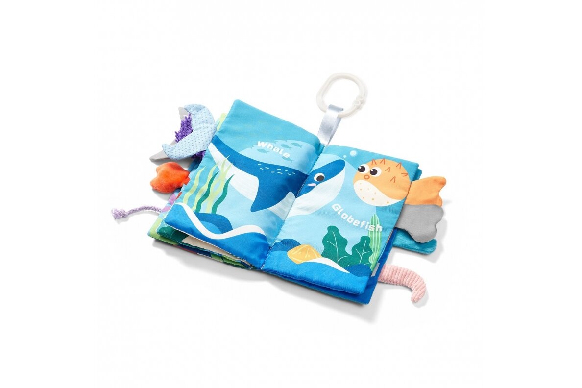 Educational cloth book BabyOno GO TO THE OCEAN 5