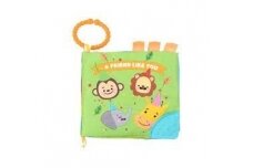 Educational cloth book with teether FRIEND LIKE YOU