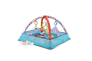 Multifunctional playmat with 18 balls Blue Animals Multifunctional playmat with 18 balls Blue Animals