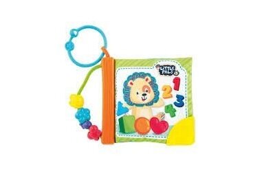 Educational cloth book with teether Winfun TAKE-ALONG CRINKLE BOOK