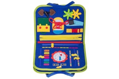 Montessori educational activity book GAZELO Blue Montessori educational activity book GAZELO Blue