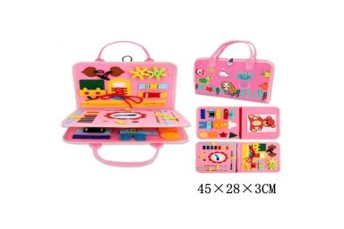 Montessori educational activity book GAZELO Pink Montessori educational activity book GAZELO Pink