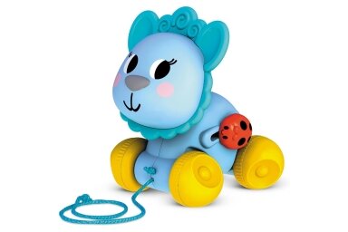 Toy of pull and push type Discovery POSH and BULL LLAM Toy of pull and push type Discovery POSH and BULL LLAM