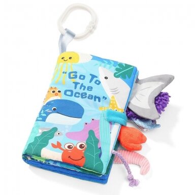 Lavinamoji knygelė BabyOno GO TO THE OCEAN Lavinamoji knygelė BabyOno GO TO THE OCEAN