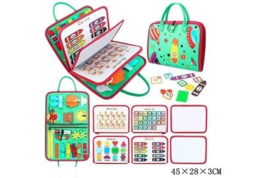 Montessori educational activity book GAZELO Green Montessori educational activity book GAZELO Green