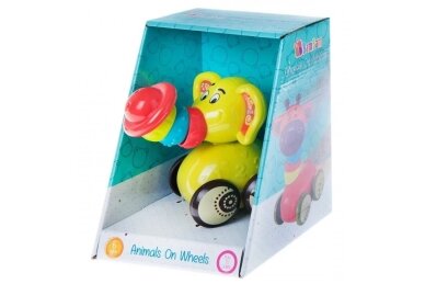 Toy of pull and push type BamBam ANIMALS ON WHEELS 3 Toy of pull and push type BamBam ANIMALS ON WHEELS 3