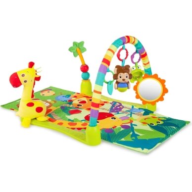 Lavinamasis kilimėlis Bright Starts JUNGLE DISCOVERY™ Activity Gym 2 Lavinamasis kilimėlis Bright Starts JUNGLE DISCOVERY™ Activity Gym 2