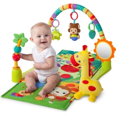 Lavinamasis kilimėlis Bright Starts JUNGLE DISCOVERY™ Activity Gym 3 Lavinamasis kilimėlis Bright Starts JUNGLE DISCOVERY™ Activity Gym 3