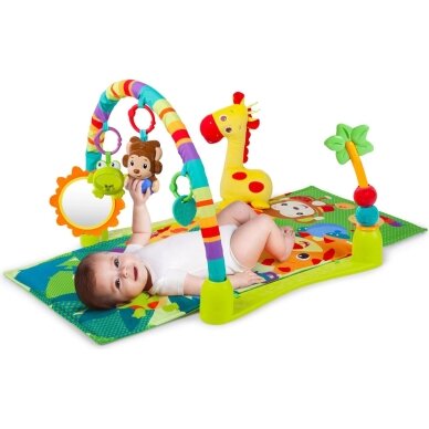 Lavinamasis kilimėlis Bright Starts JUNGLE DISCOVERY™ Activity Gym 1 Lavinamasis kilimėlis Bright Starts JUNGLE DISCOVERY™ Activity Gym 1