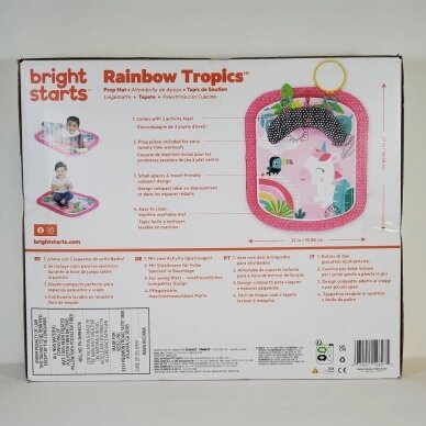 Lavinamasis kilimėlis Bright Starts RAINBOW TROPICS 2 Lavinamasis kilimėlis Bright Starts RAINBOW TROPICS 2
