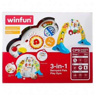 Lavinamasis žaislinis stovas kūdikiams Winfun  0853 6