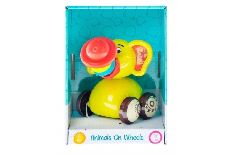 Toy of pull and push type BamBam ANIMALS ON WHEELS 2 Toy of pull and push type BamBam ANIMALS ON WHEELS 2