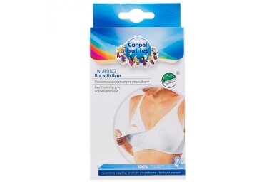 Nursing Bra with Flaps Canpol 26/759, size 75D Nursing Bra with Flaps Canpol 26/759, size 75D