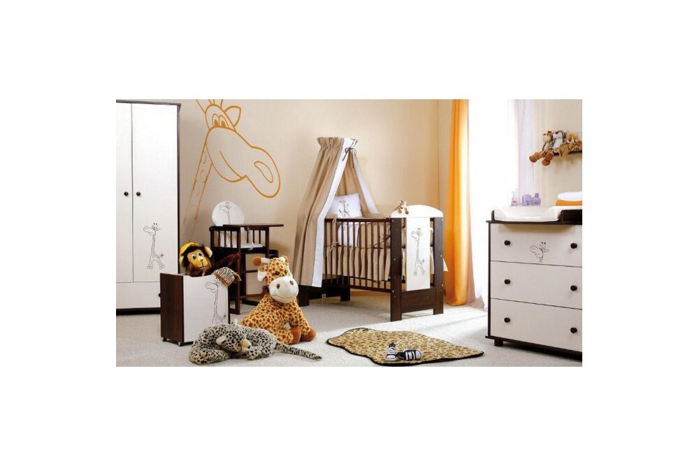 Baby cot Klupś Safari -ŽYRAFKA 1 Baby cot Klupś Safari -ŽYRAFKA 1