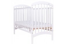 Baby cot Drewex  ADEL White with drop side