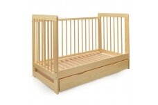 Baby cot TOMI 21 with driwer and removable side
