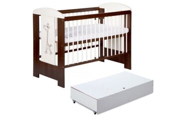 Baby cot Safari -ŽYRAFKA with driwer Baby cot Safari -ŽYRAFKA with driwer