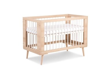 Baby cot Klupś SOFIE Buk/White