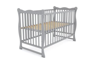Baby cot Bobas JULIA Grey Baby cot Bobas JULIA Grey