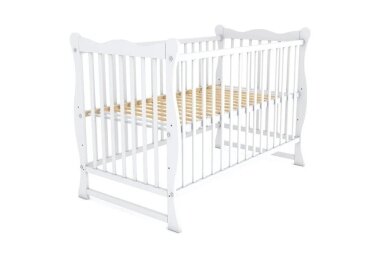 Baby cot Bobas JULIA White Baby cot Bobas JULIA White