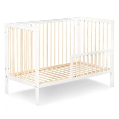 Lovytė Klupś TIMI su nuimamu šonu White/Natural