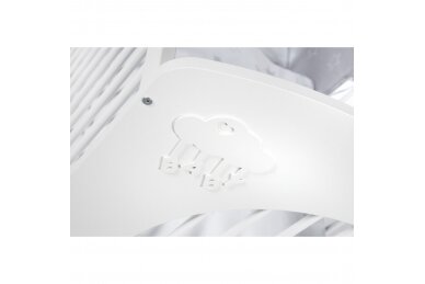 Baby cot Klupś NEL CLOUD White 2 Baby cot Klupś NEL CLOUD White 2