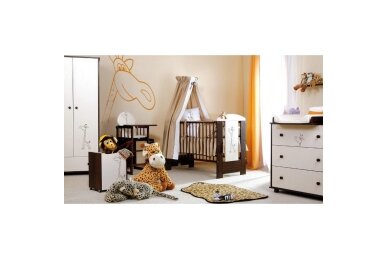 Baby cot Klupś Safari -ŽYRAFKA 1 Baby cot Klupś Safari -ŽYRAFKA 1