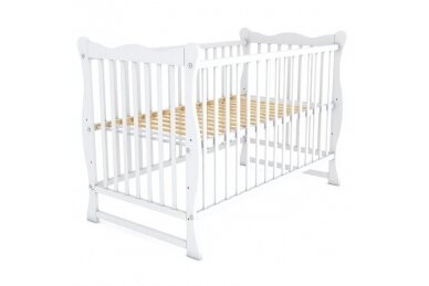 Baby cot Bobas JULIA White Baby cot Bobas JULIA White