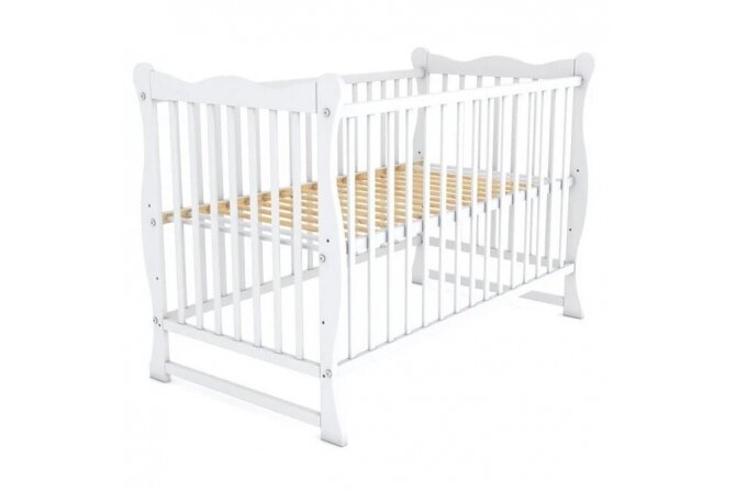 Baby cot Bobas JULIA White Baby cot Bobas JULIA White