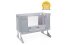 Sleeping cot Chicco NEXT2ME FOREVER Cool Grey