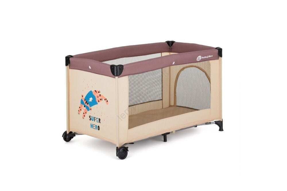 Baby Travel Cot Petite&Mars KOOT TIGER super HERO 1