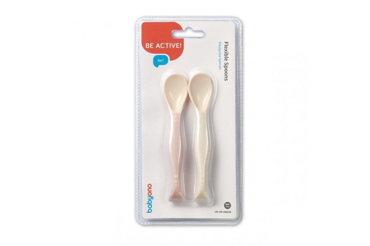⭐Flexible Spoons 2 pcs, BabyOno 1066/06 3