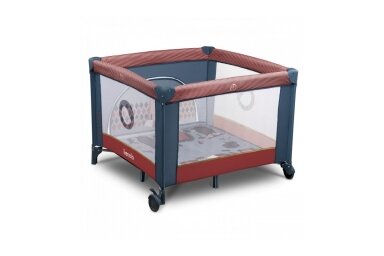 Playpen Lionelo FIE Blue Cobalt Red Playpen Lionelo FIE Blue Cobalt Red