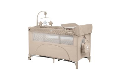 Duo Level Travel Cot NIGHTY NIGHT-2, Beige Duo Level Travel Cot NIGHTY NIGHT-2, Beige