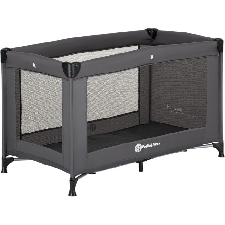 Кровать-манеж Petite&Mars KOOT LITE Dark Grey 1