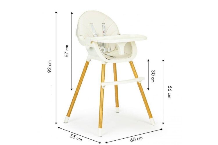 High chair Ecotoys HA-004 Beige 7 High chair Ecotoys HA-004 Beige 7