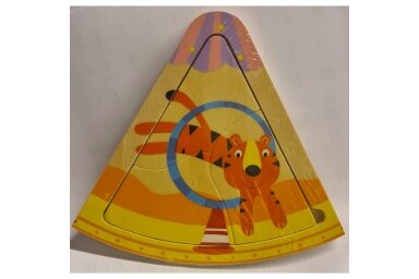 Wooden PUZZLE CYRC Tigras