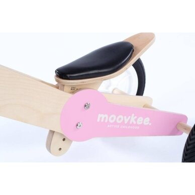 Балансовый велосипед 2in1  MOOVKEE JANE  Natural Wood/Sweet Pink 10