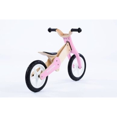 Балансовый велосипед 2in1  MOOVKEE JANE  Natural Wood/Sweet Pink 8