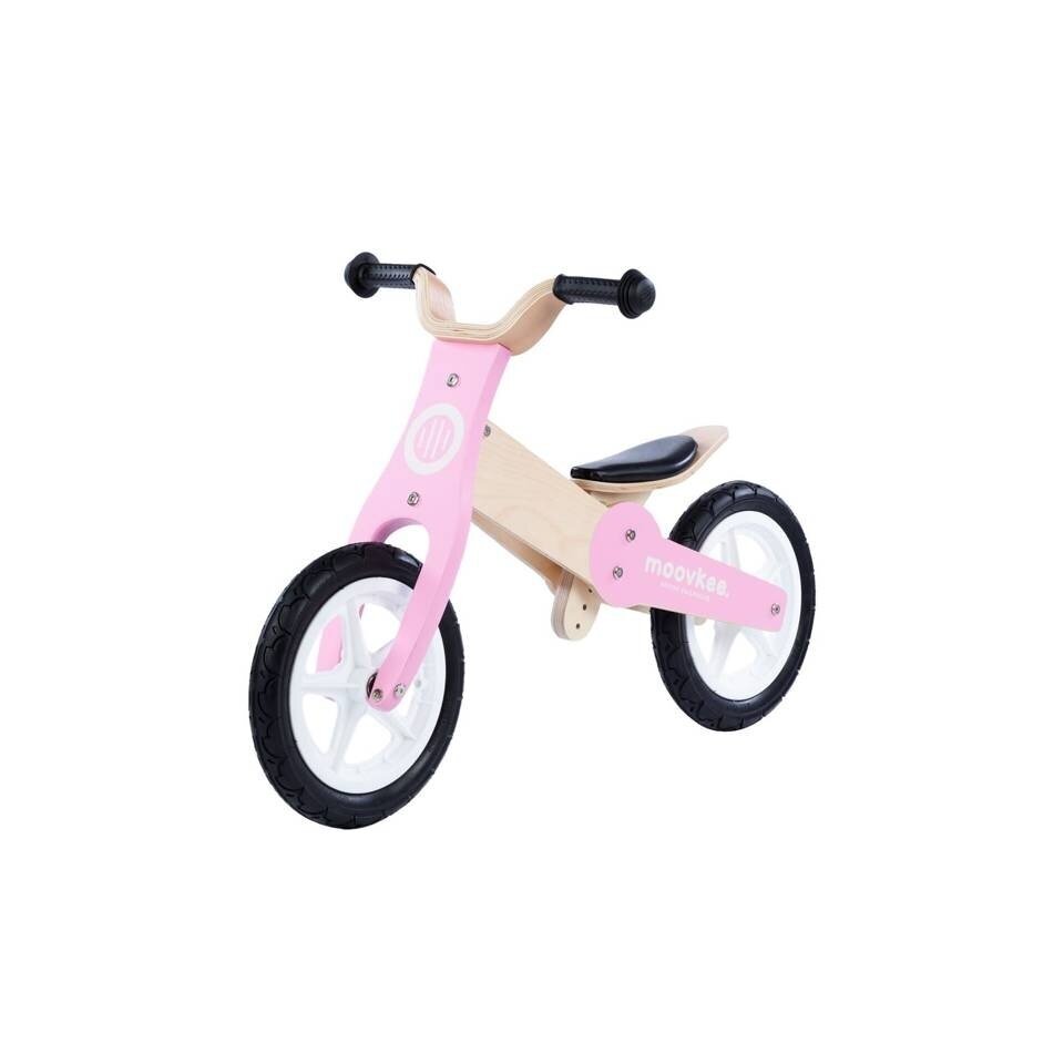 Балансовый велосипед 2in1  MOOVKEE JANE  Natural Wood/Sweet Pink 6