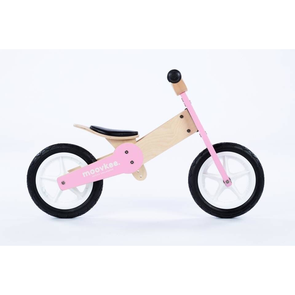 Балансовый велосипед 2in1  MOOVKEE JANE  Natural Wood/Sweet Pink 7