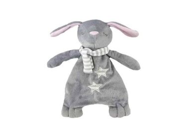Security Blanket Loveys for Babies Tulilo RABBIT Grey