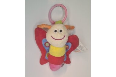 Soft hanging toy with rattle Canpol BUTTERFLY