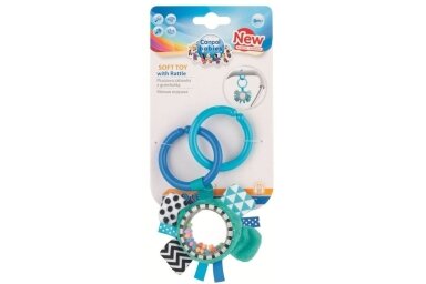 Soft hanging rattle Canpol 68/057 Blue
