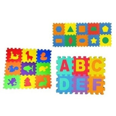 Minkštas lavinamasis kilimėlis - dėlionė PUZZLE 1